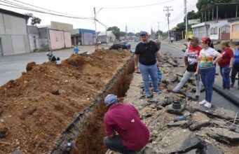 Alcaldía repara tramos caídos en diferentes zonas de Acarigua